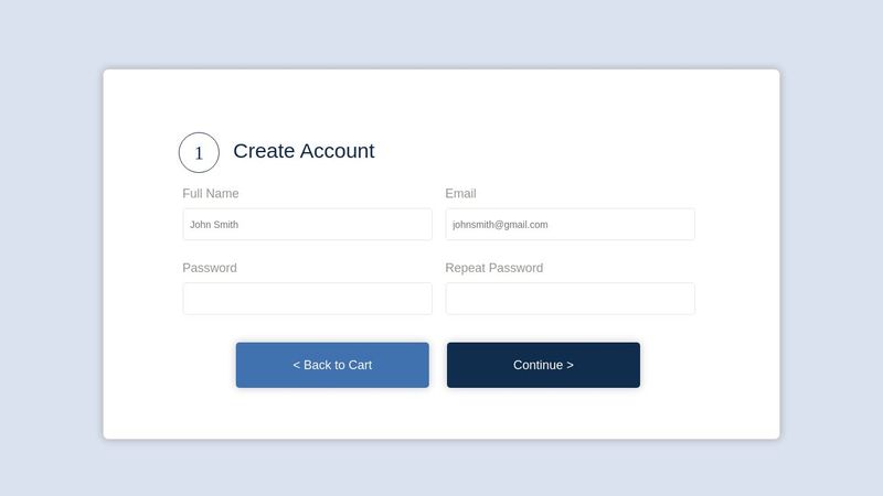 Create Account Form