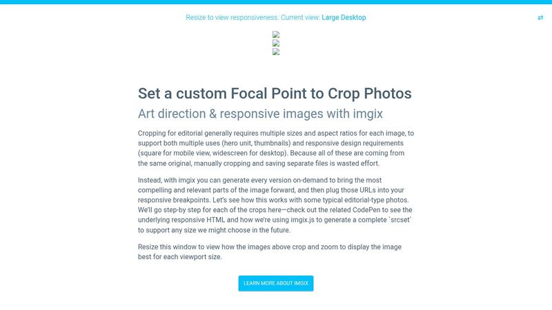 Focal Point Cropping for Responsive Design