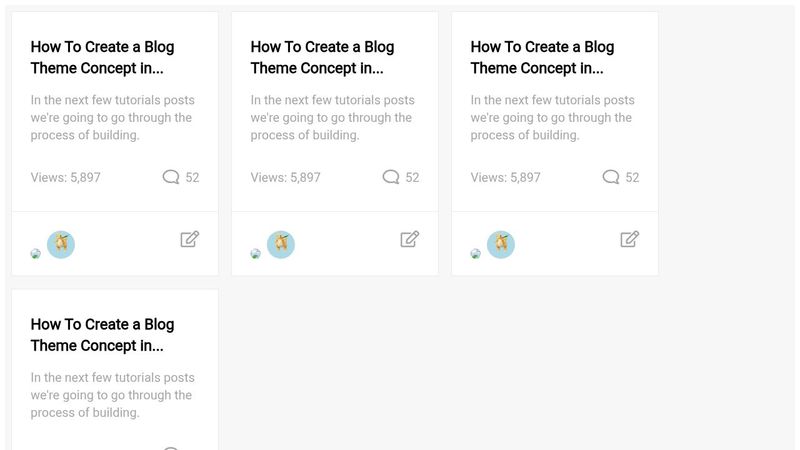 responsive blog cards