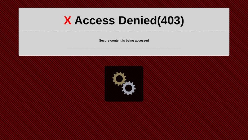 Access Denied Page