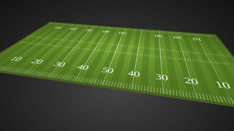 3D CSS Football Field