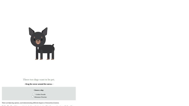 JavaScript Graphics | Dogs image.
