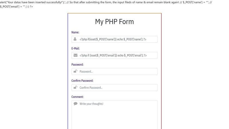 PHP Form Validation with mySQL