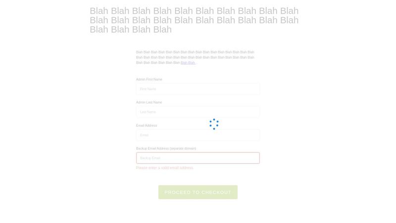 Dummy Login Form