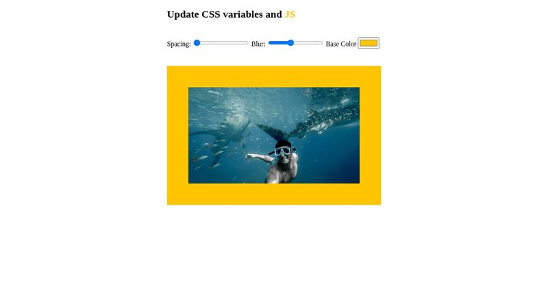 update css variables with js