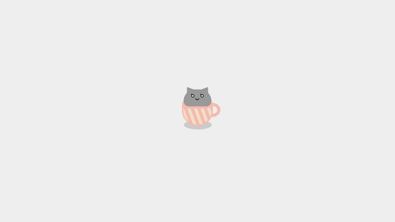 Cat in a cup