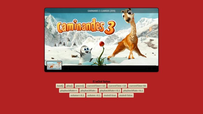 HTML5 jQuery video player