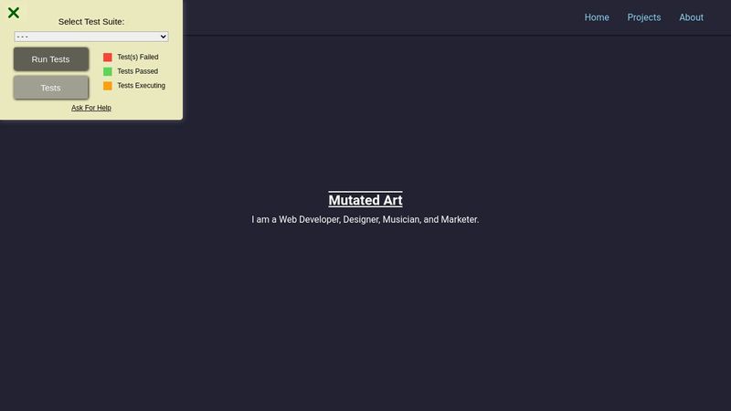 Personal Portfolio (freecodecamp)