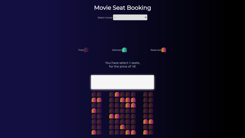 Movie Seat Booking