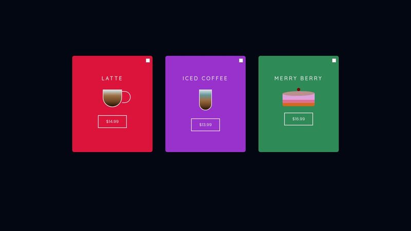 CSS coffee and cake