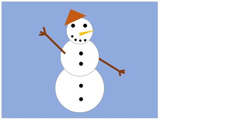 Draw with code: Snowman