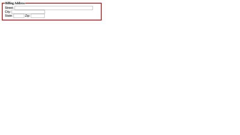 Styling Fieldset & Legend with CSS