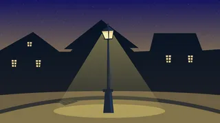 Interactive Street Lamp - CSS