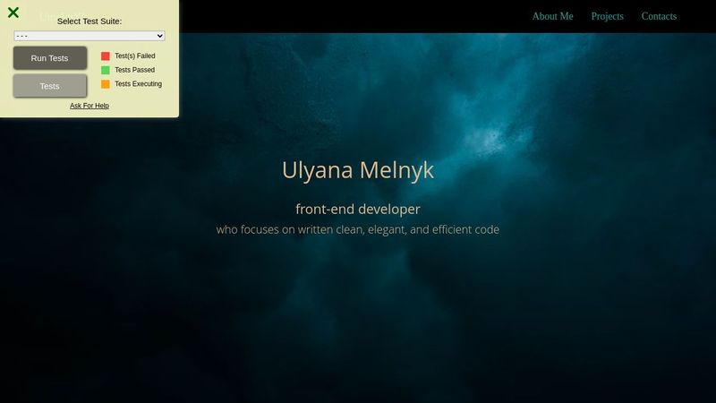 Personal Portfolio (freecodecamp project)