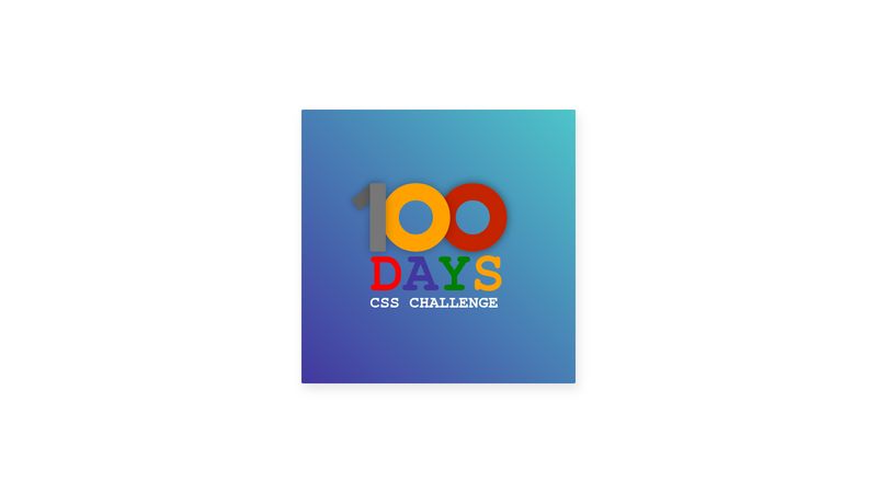 100 Days CSS Challenge {Day 1}