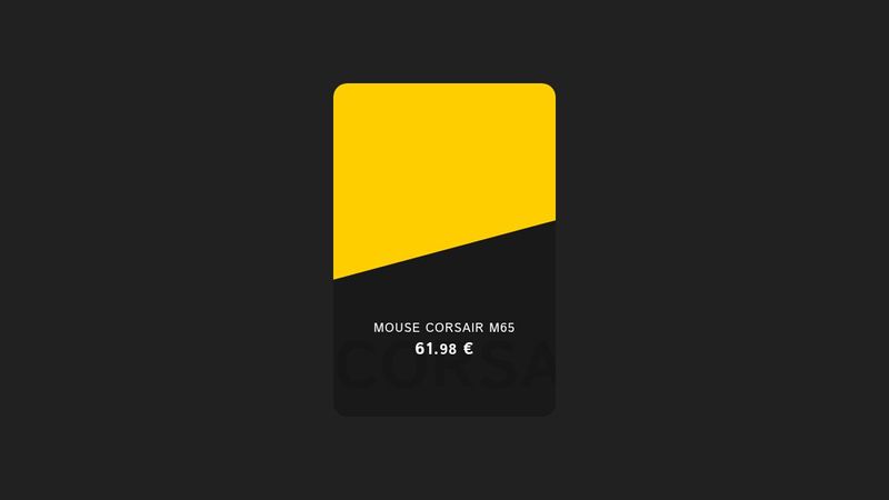 Simple Product Card UI Design using Html - CSS