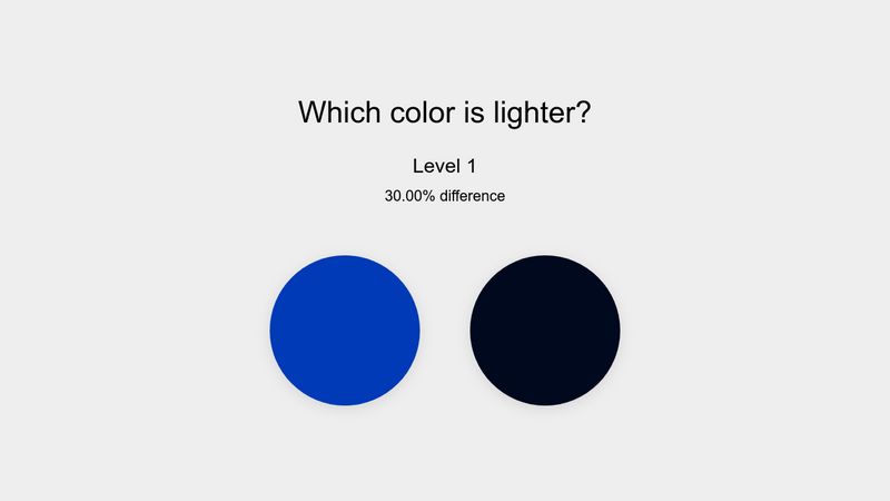 CodePen - Color difference game