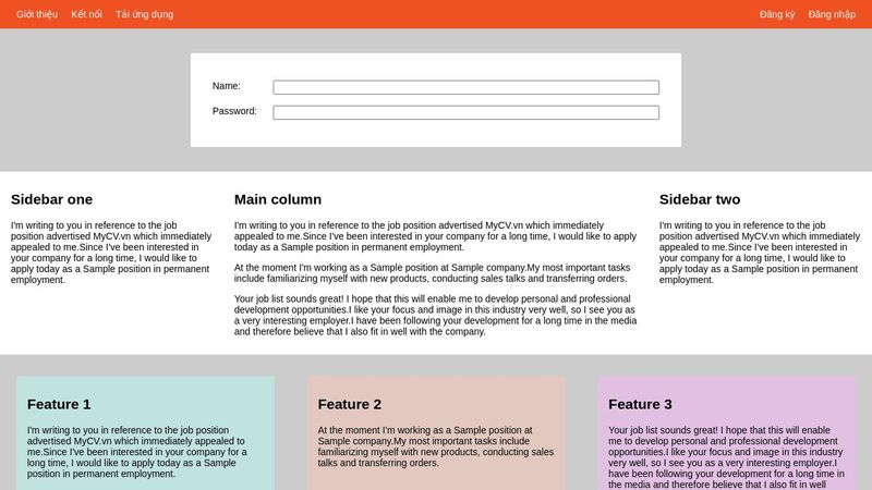[HTML, CSS] Flex sample - base