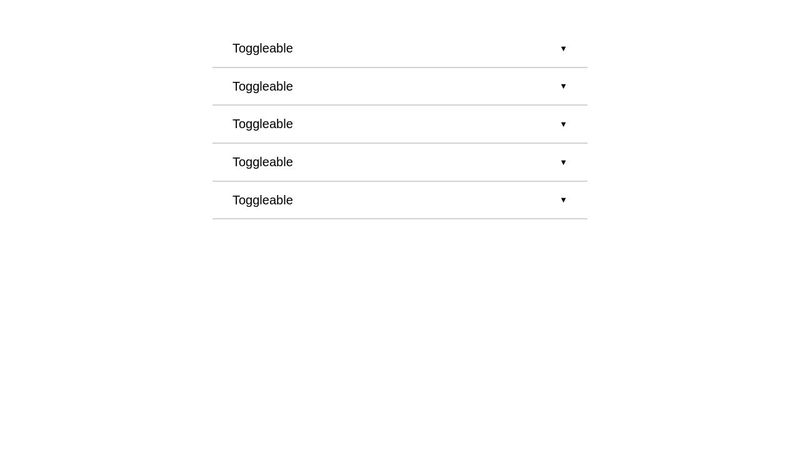 Pure HTML/CSS toggle