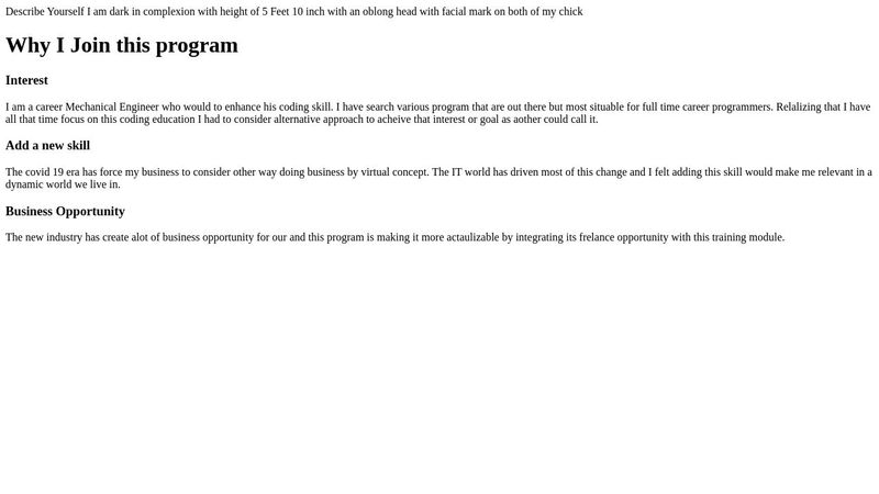 HTML Practice 1