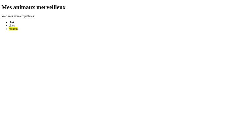 Exercice HTML / CSS - P1 "Pratiquez!"