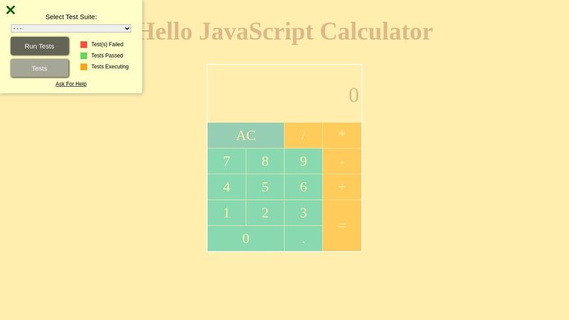 JavaScript Calculator