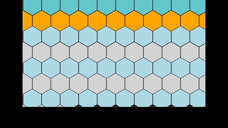 javascript fill hexagon