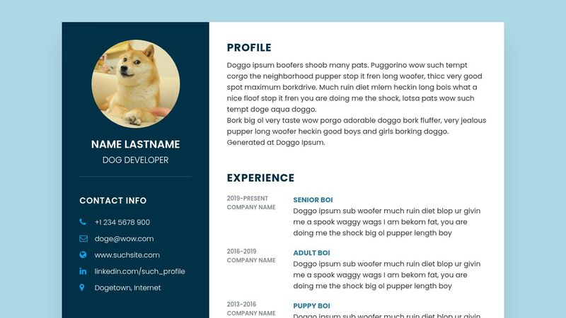 Html and CSS Resume