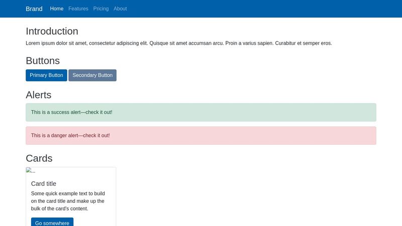 Bootstrap theme with css variables