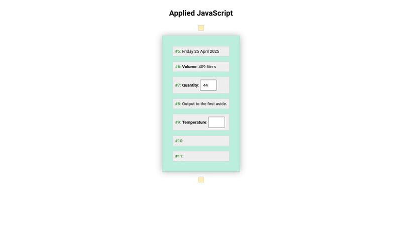 JS for Class