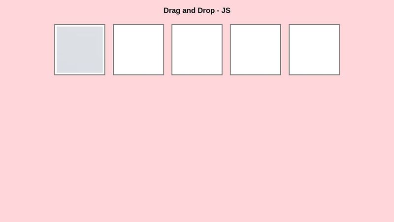 Simple Drag and Drop