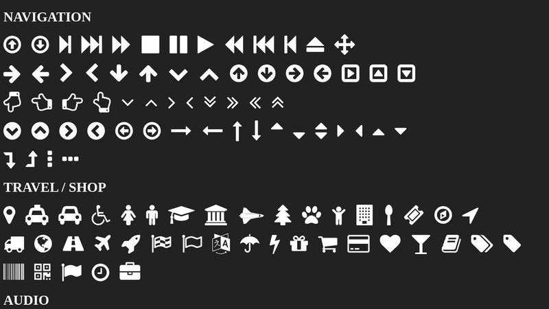 Icons from Font Awesome.css