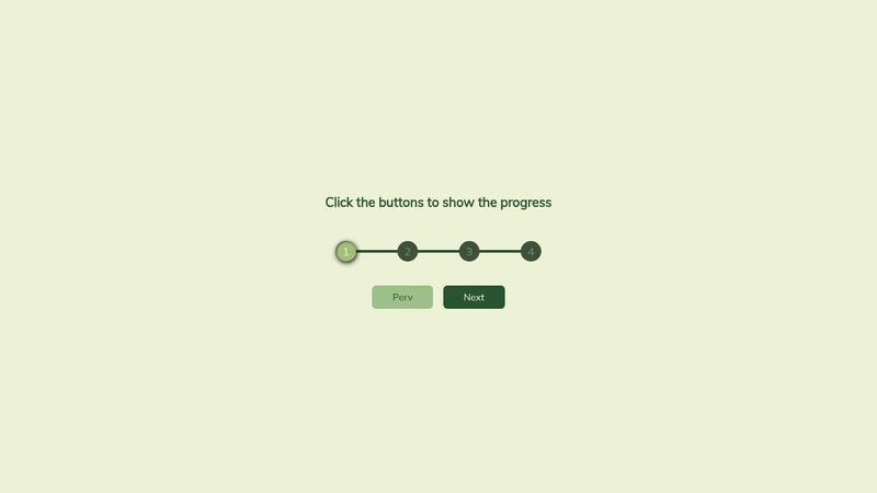 Progress Steps (HTML, CSS, JS)