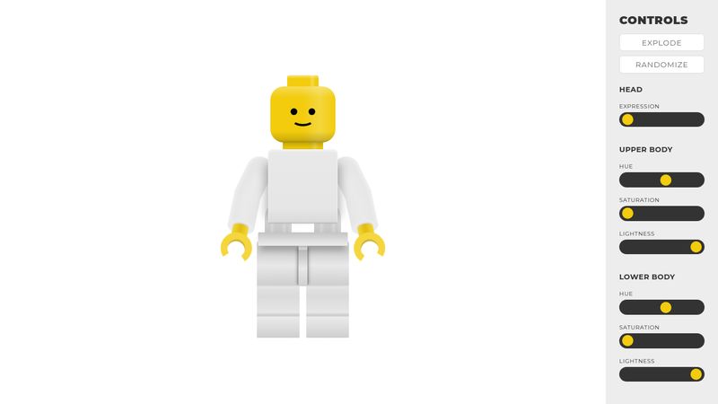 CSS LEGO Minifigure Maker