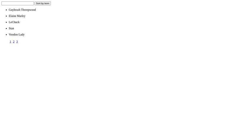 List.js - Pagination