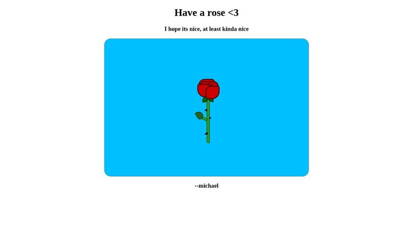 CSS Rose