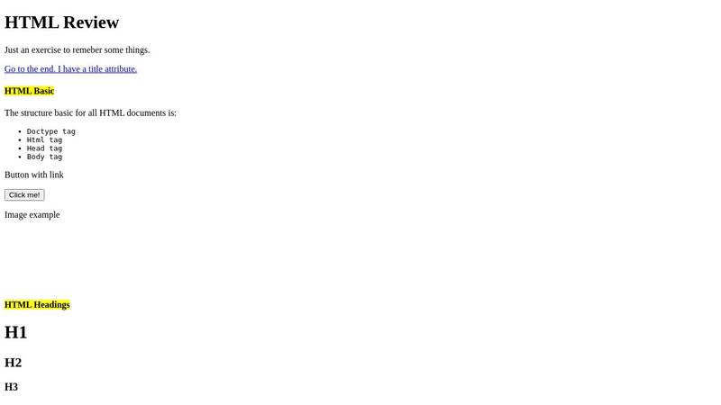 HTML Tutorial - w3schools