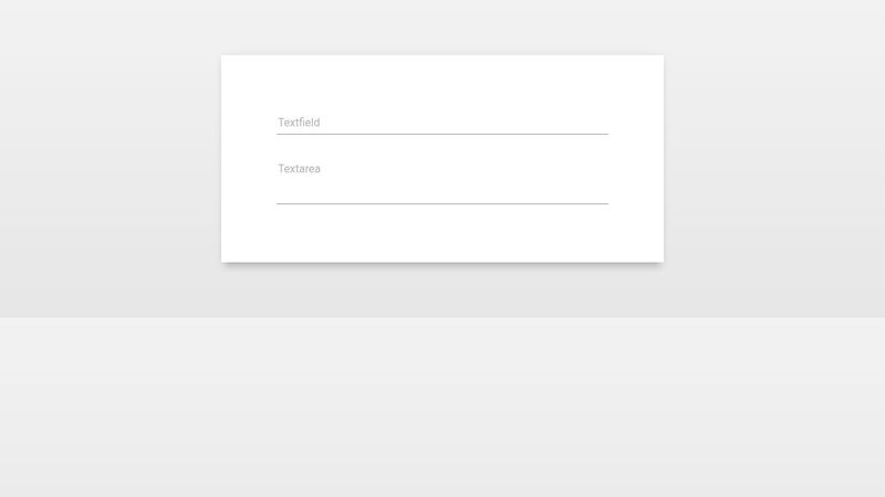 HTML | CSS - Material UI form
