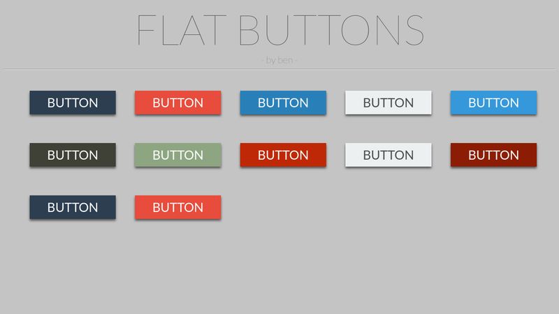 Flat Buttons