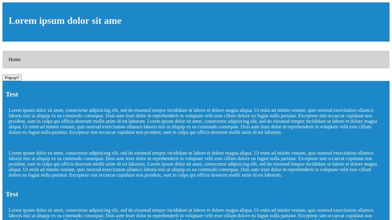 html/css position exercise