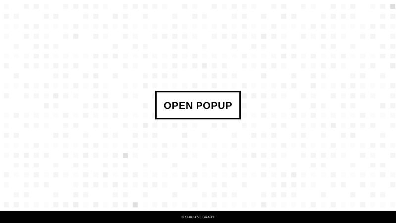HTML+CSS_Create Popup Easily with Popover API