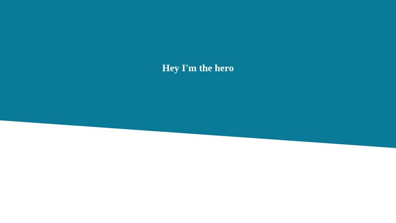 Draw slanted lines in CSS