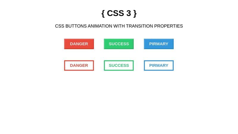 css 3 buttons