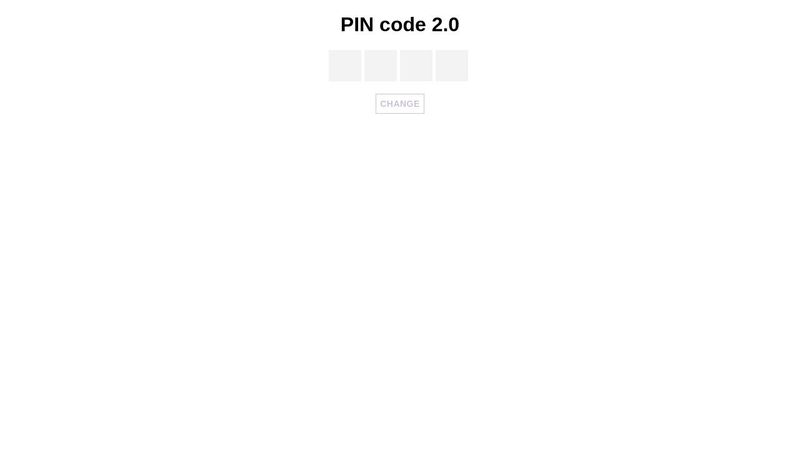 PIN Code 2.0
