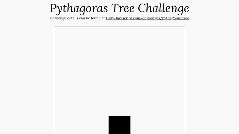 Pythagoras Tree Template