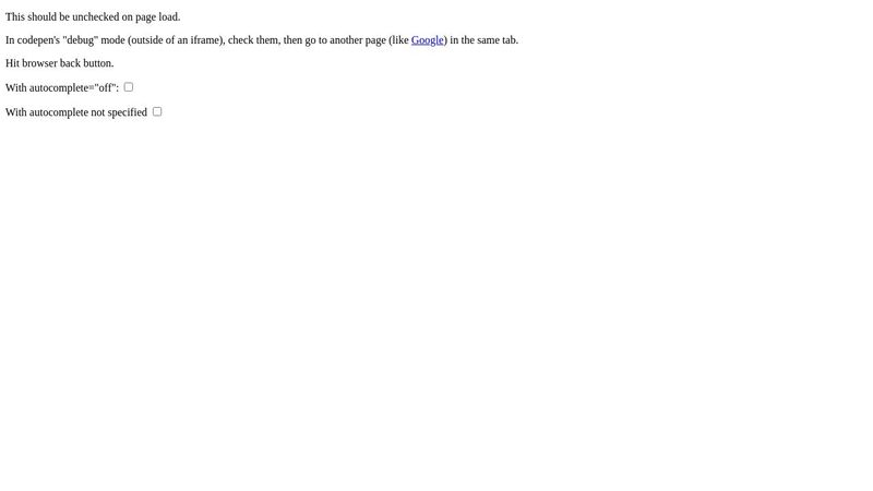 Checkbox Autocomplete Demo