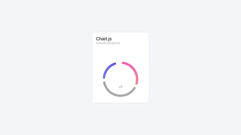 Chart.js - Smooth doughnut