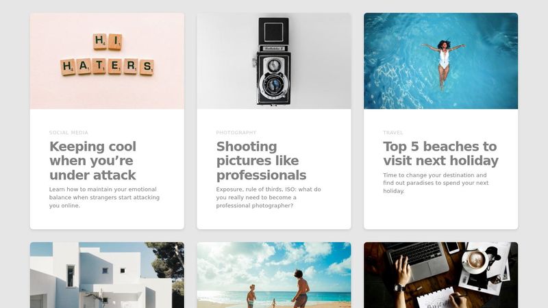 CSS Grid: Responsive Cards