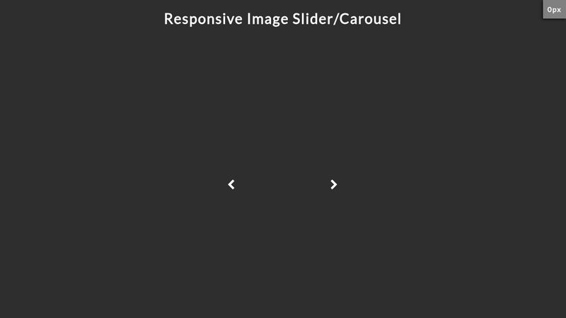Lightweight Responsive Image Carousel/Slider