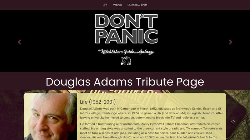 Hitchhiker's Guide Game (1984) - Douglas Adams Tribute 